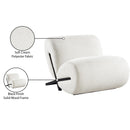 Meridian Akira Cream Fabric Accent Chair IMAGE 9