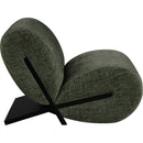 Meridian Akira Green Fabric Accent Chair IMAGE 4