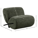 Meridian Akira Green Fabric Accent Chair IMAGE 8