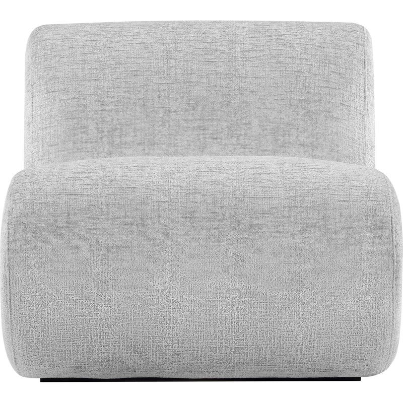 Meridian Akira Grey Fabric Accent Chair IMAGE 3