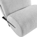 Meridian Akira Grey Fabric Accent Chair IMAGE 7
