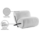 Meridian Akira Grey Fabric Accent Chair IMAGE 9