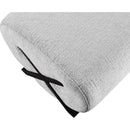 Meridian Akira Grey Fabric Ottoman IMAGE 6