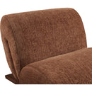 Meridian Akira Cognac Fabric Accent Chair IMAGE 6