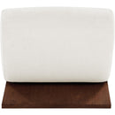 Meridian Akira Cream Fabric Accent Chair IMAGE 5