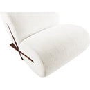 Meridian Akira Cream Fabric Accent Chair IMAGE 7