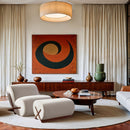 Meridian Akira Cream Fabric Ottoman IMAGE 9