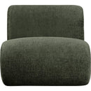 Meridian Akira Green Fabric Accent Chair IMAGE 3