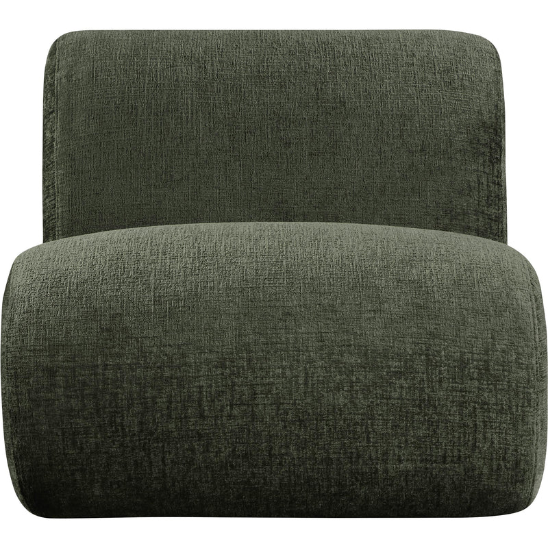 Meridian Akira Green Fabric Accent Chair IMAGE 3