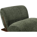 Meridian Akira Green Fabric Accent Chair IMAGE 6