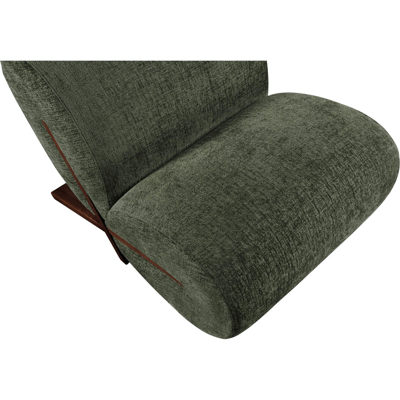 Meridian Akira Green Fabric Accent Chair IMAGE 7