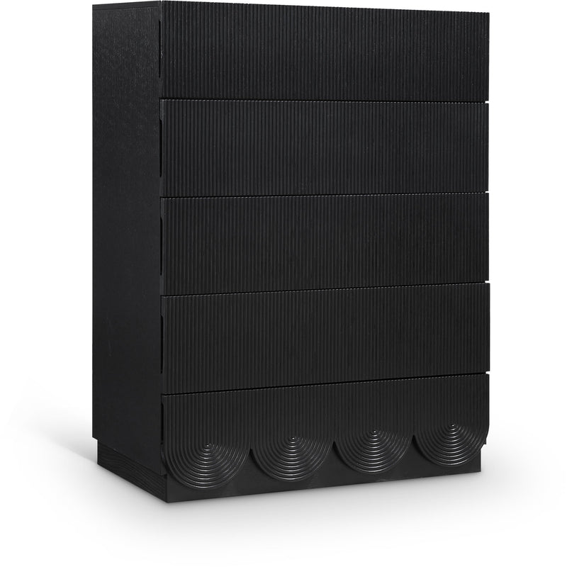 Meridian Scallop Black Chest IMAGE 1