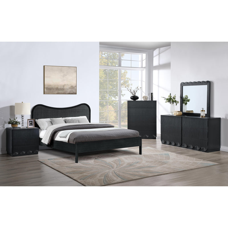Meridian Scallop Black Dresser IMAGE 10