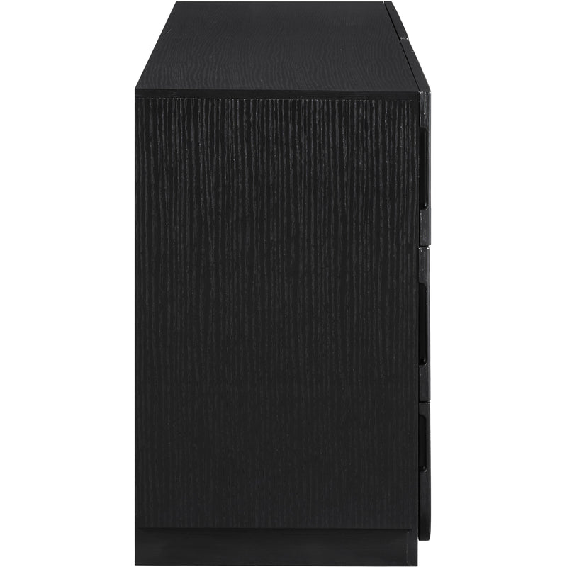 Meridian Scallop Black Dresser IMAGE 4
