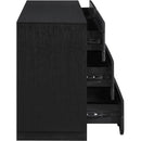 Meridian Scallop Black Dresser IMAGE 6