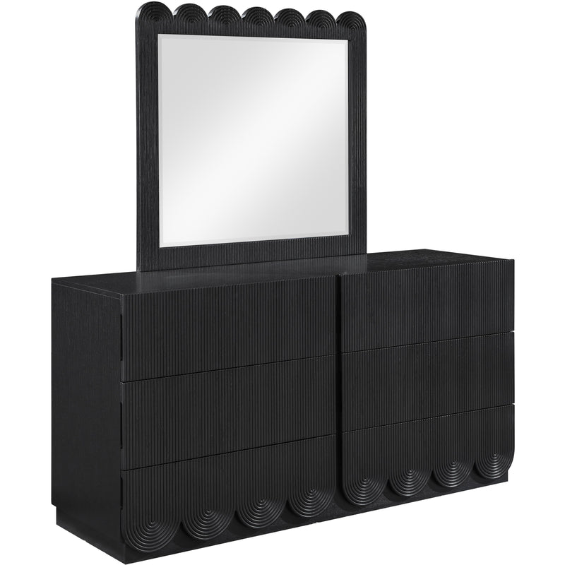 Meridian Scallop Black Mirror IMAGE 5