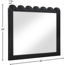 Meridian Scallop Black Mirror IMAGE 6