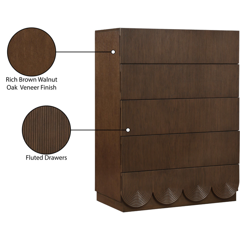 Meridian Scallop Brown Chest IMAGE 9