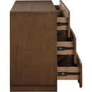 Meridian Scallop Brown Dresser IMAGE 6
