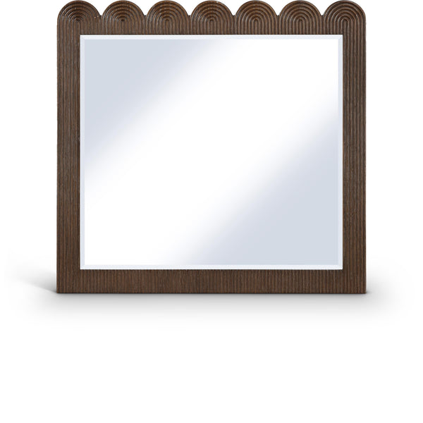 Meridian Scallop Brown Mirror IMAGE 1