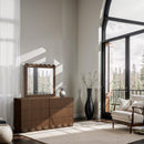 Meridian Scallop Brown Mirror IMAGE 2