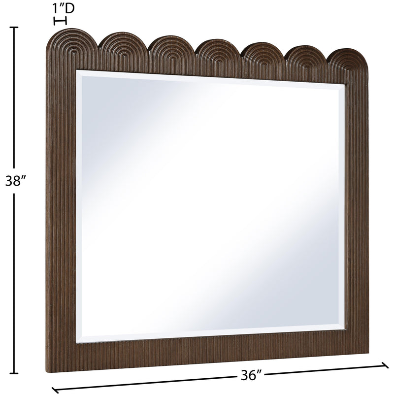 Meridian Scallop Brown Mirror IMAGE 6