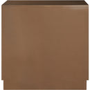 Meridian Scallop Brown Night Stand IMAGE 5