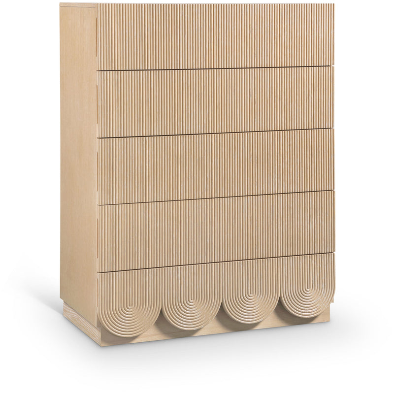 Meridian Scallop Natural Chest IMAGE 1