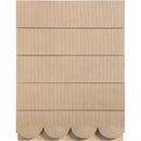 Meridian Scallop Natural Chest IMAGE 3