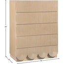 Meridian Scallop Natural Chest IMAGE 8