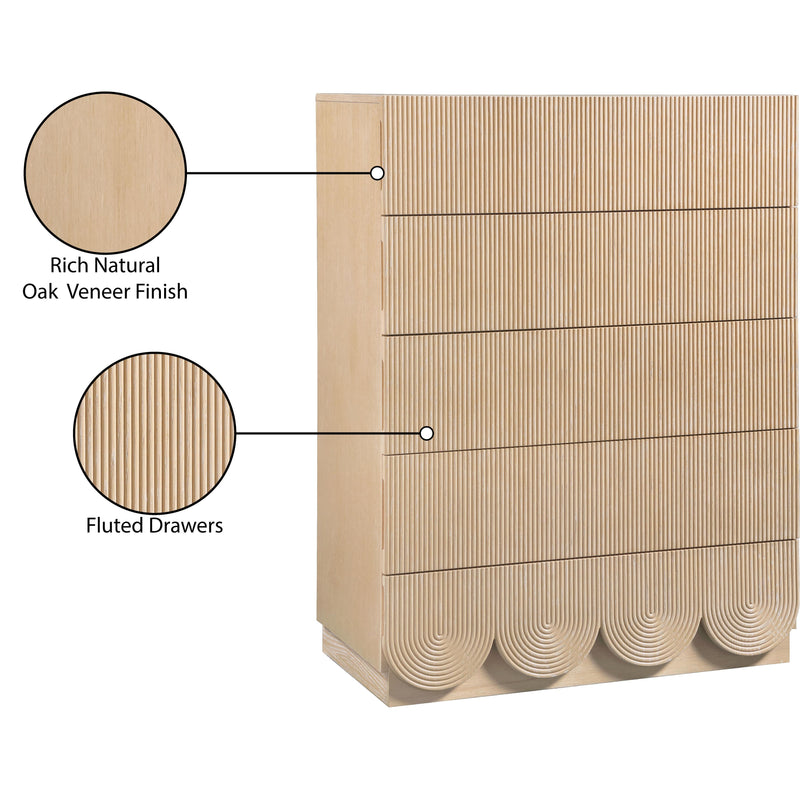 Meridian Scallop Natural Chest IMAGE 9