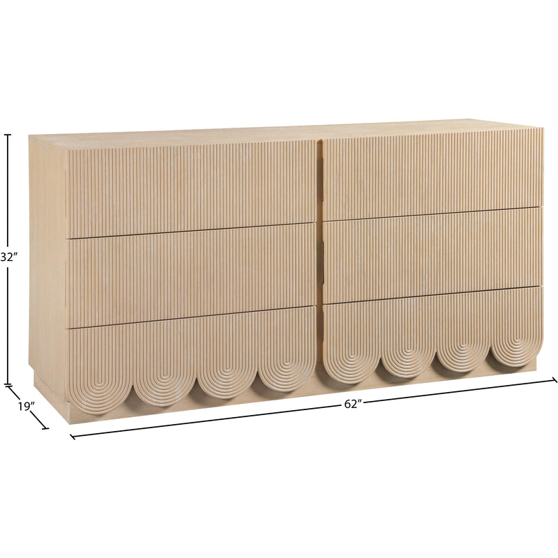 Meridian Scallop Natural Dresser IMAGE 8