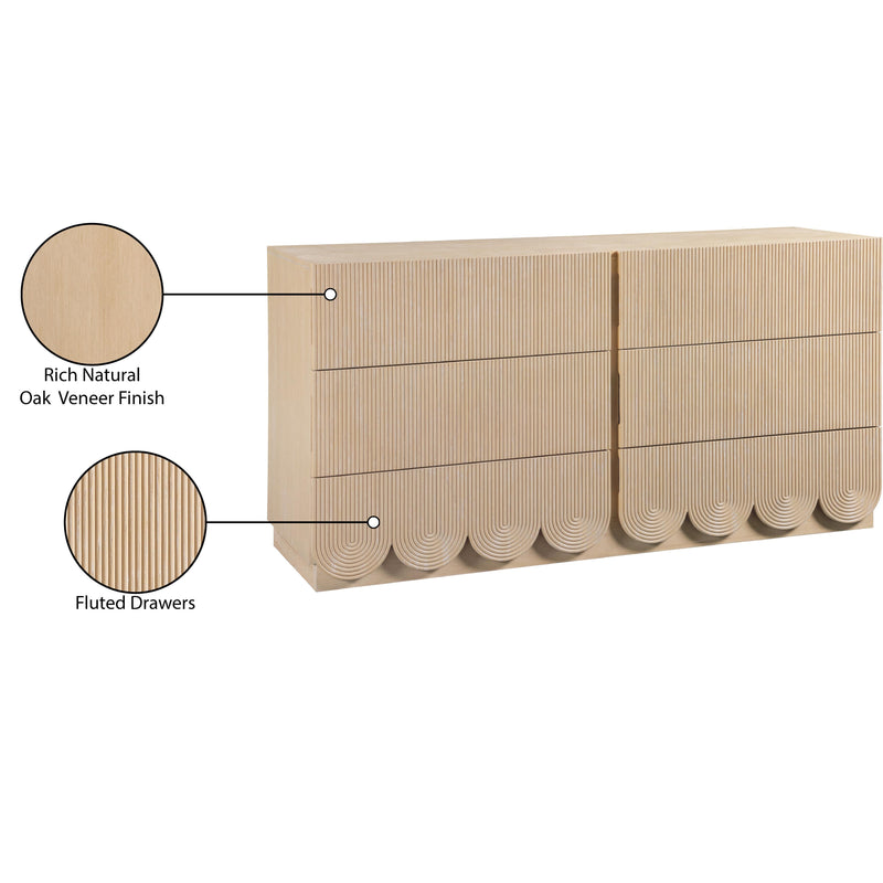 Meridian Scallop Natural Dresser IMAGE 9