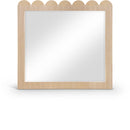 Meridian Scallop Natural Mirror IMAGE 1