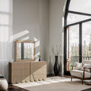 Meridian Scallop Natural Mirror IMAGE 2