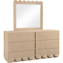 Meridian Scallop Natural Mirror IMAGE 5