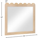 Meridian Scallop Natural Mirror IMAGE 6