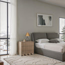 Meridian Scallop Natural Night Stand IMAGE 2