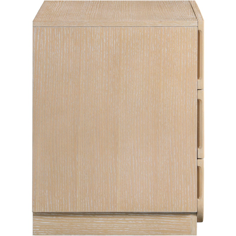 Meridian Scallop Natural Night Stand IMAGE 4