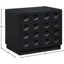 Meridian Compass Black Night Stand IMAGE 8