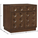 Meridian Compass Brown Night Stand IMAGE 8
