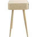 Meridian Rylan Beige Iron Night Stand IMAGE 6