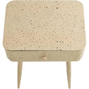 Meridian Rylan Beige Iron Night Stand IMAGE 7