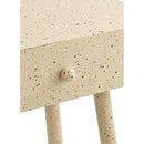 Meridian Rylan Beige Iron Night Stand IMAGE 8