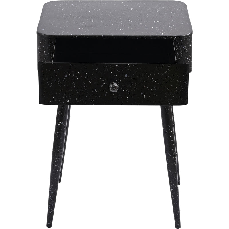 Meridian Rylan Black Iron Night Stand IMAGE 3
