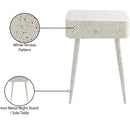 Meridian Rylan White Iron Night Stand IMAGE 10