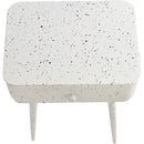 Meridian Rylan White Iron Night Stand IMAGE 7