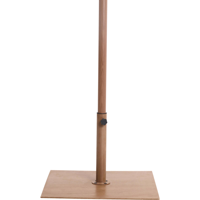Meridian Belize Teak Steel Patio Umbrella Base IMAGE 9