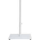 Meridian Belize Matte White Steel Patio Umbrella Base IMAGE 8