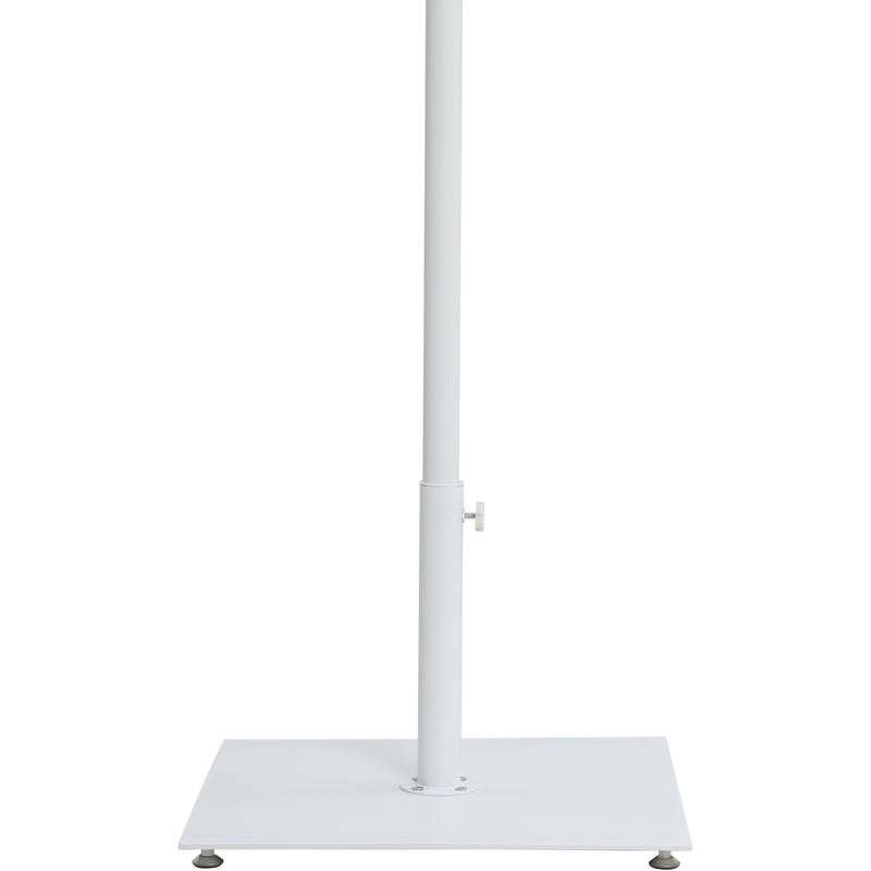 Meridian Belize Matte White Steel Patio Umbrella Base IMAGE 8